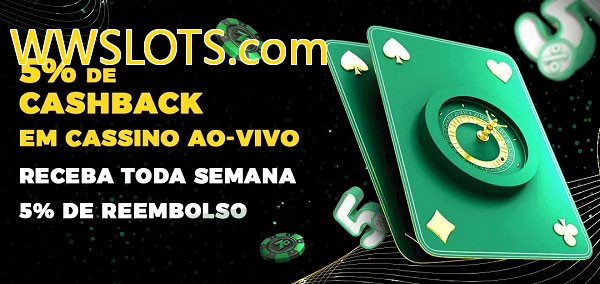 Promoções do cassino ao Vivo WWSLOTS.com